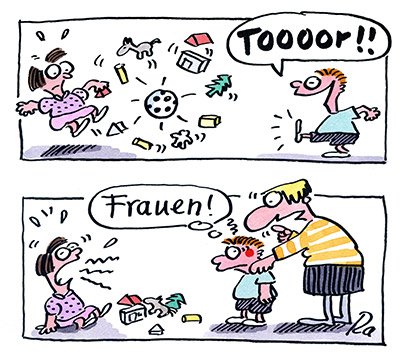 Allein unter Frauen