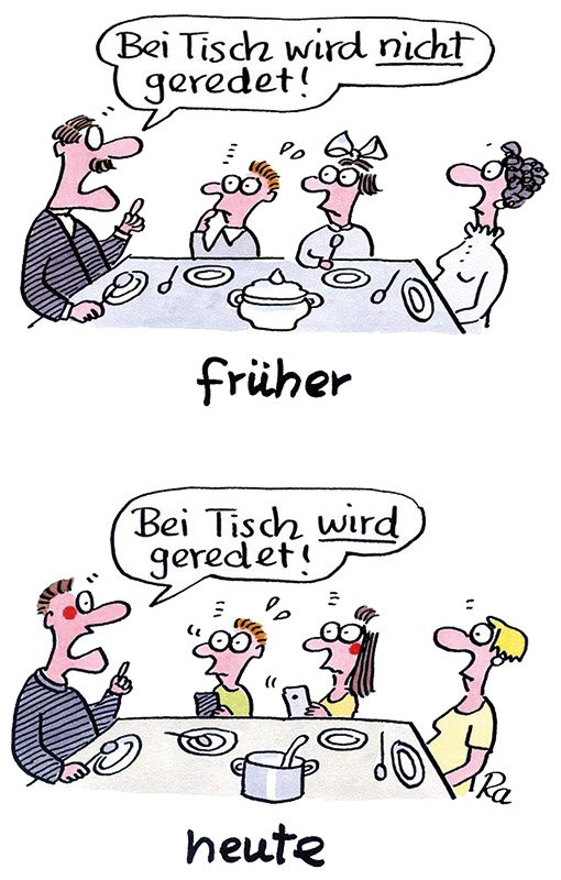 Essen in der Familie