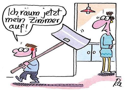 Wohnen, erste Lektion